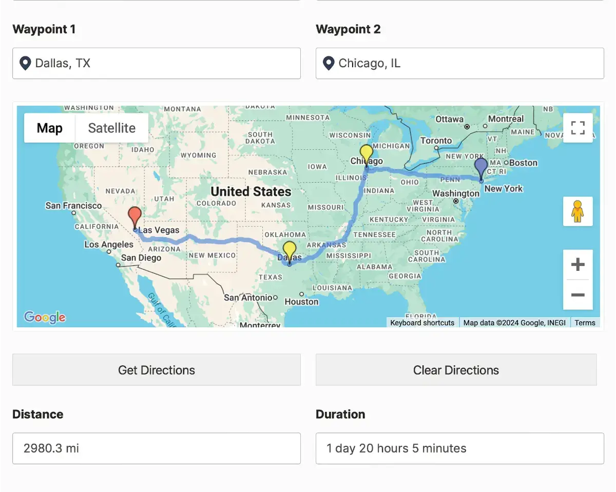 WPForms Directions System